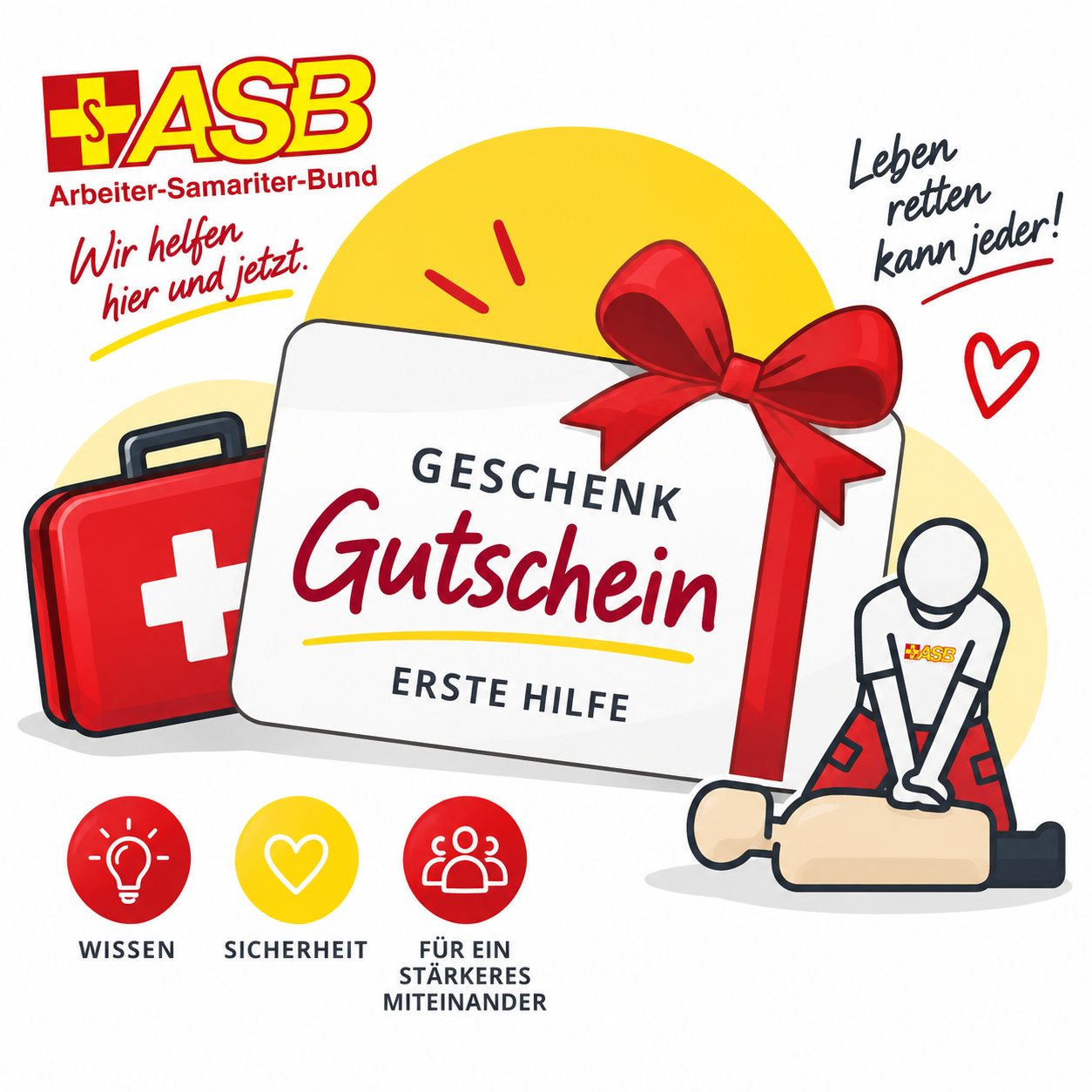 Erste-Hilfe Geschenkgutschein